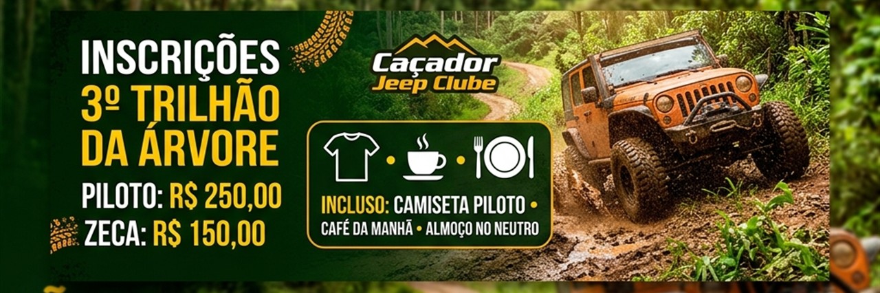 Inscrições e Valores - 3º Trilhão da Árvore